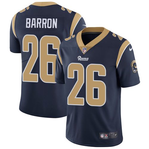 Nike Men & Women & Youth Rams 26 Mark Barron Navy NFL Vapor Untouchable Limited Jersey,We sell and wholesale Nike Men & Women & Youth Rams 26 Mark Barron Navy NFL Vapor Untouchable Limited Jersey on line form chian!